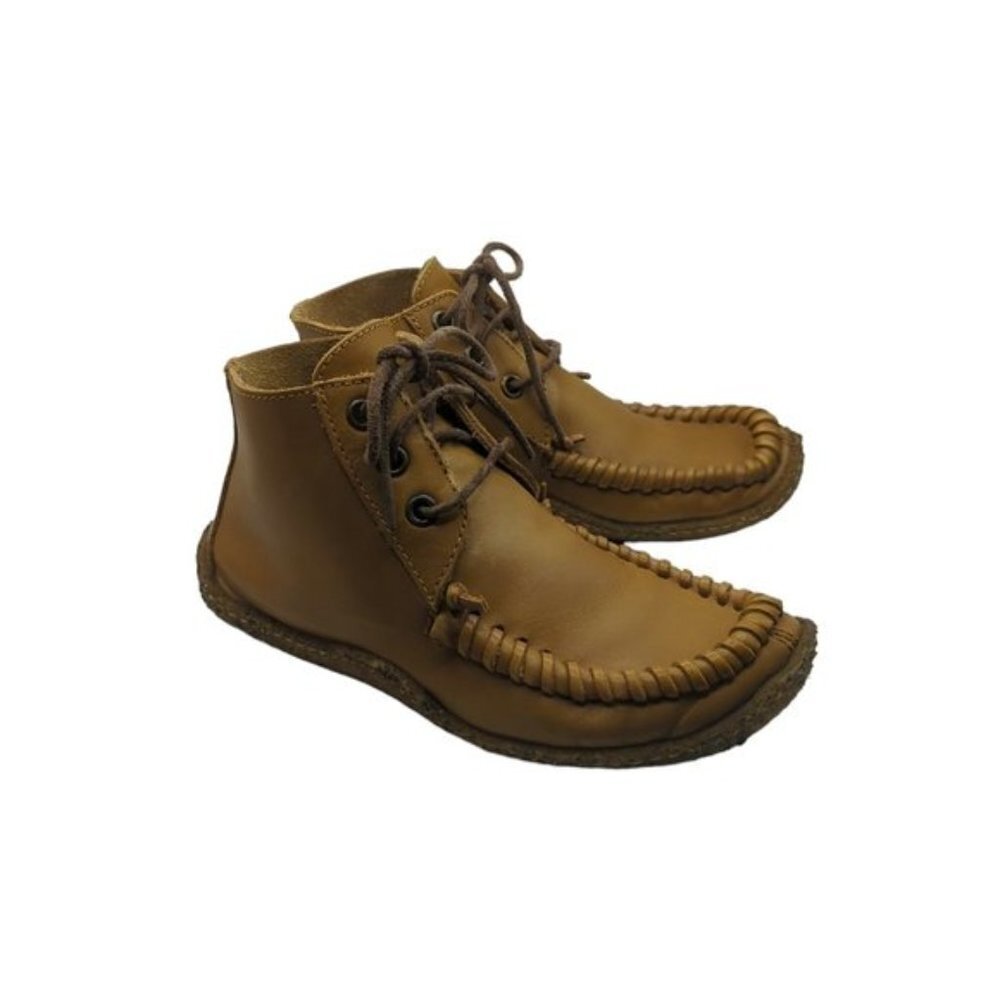 Punto Pigro Tan Ankle Boots
